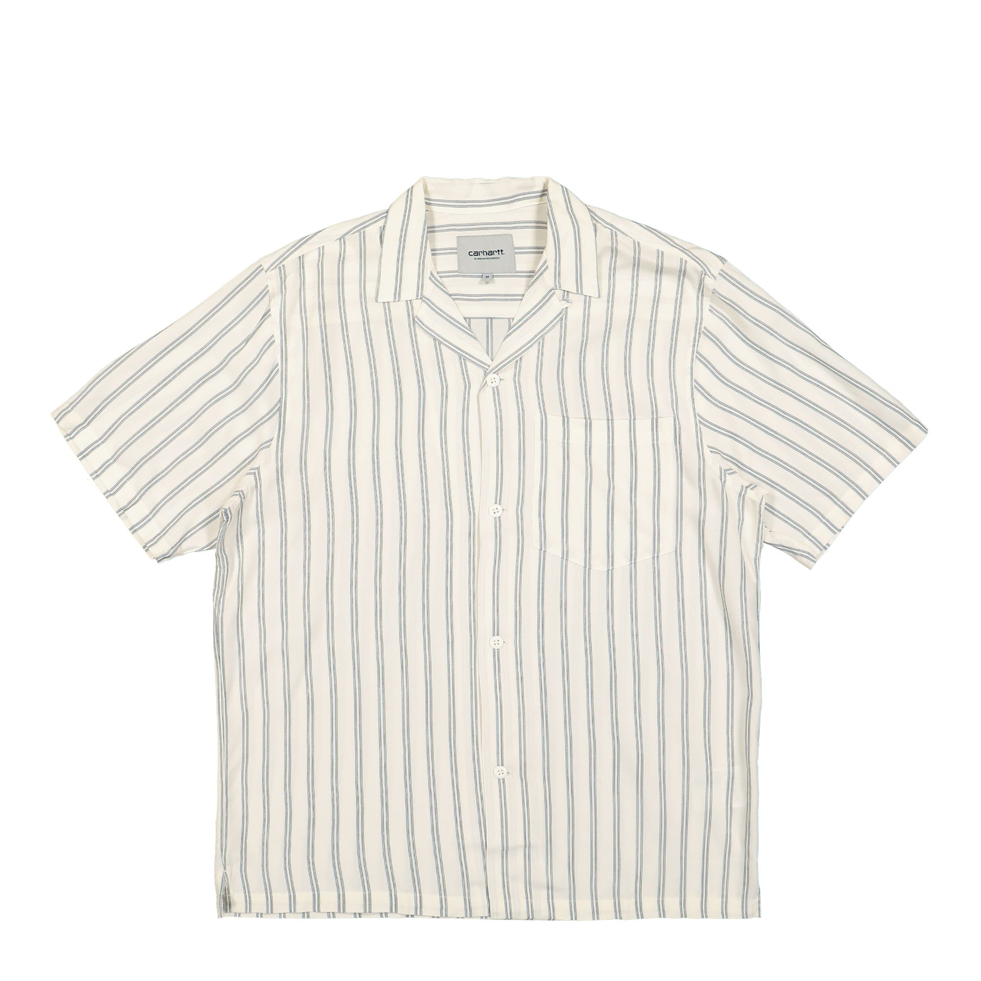 Carhartt WIP S/S Reyes Shirt Reyes Stripe , Wax , Black T-Shirts I31461.1EC.XX.03 | Overkill