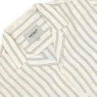 Carhartt WIP S/S Reyes Shirt Reyes Stripe , Wax , Black T-Shirts Close-up | Overkill