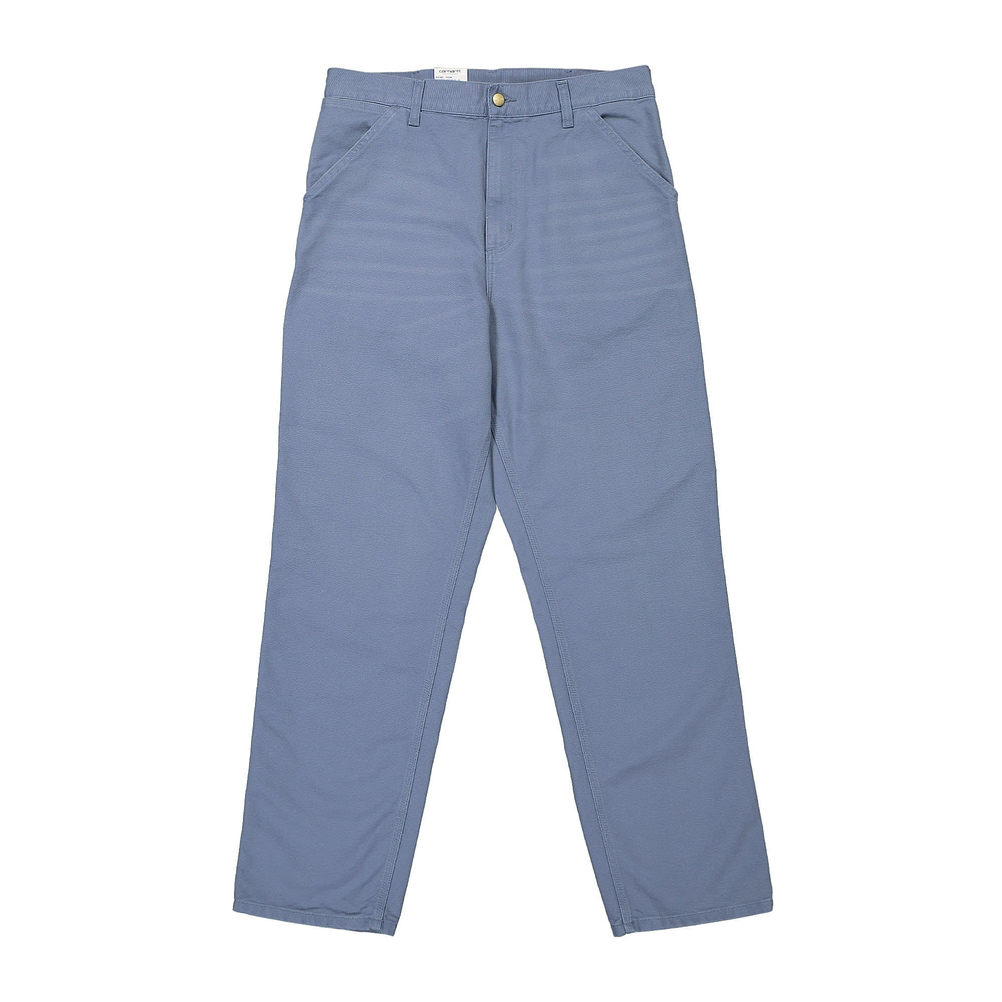 Carhartt WIP Single Knee Pant Dearborn Bay Blue Aged Canvas Casual Pants I031497.1YD.3K.32 | Overkill