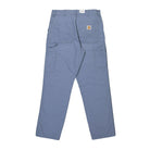 Carhartt WIP Single Knee Pant Dearborn Bay Blue Aged Canvas Casual Pants Material | Overkill
