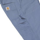 Carhartt WIP Single Knee Pant Dearborn Bay Blue Aged Canvas Casual Pants Detail view 2 | Overkill