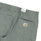 Carhartt WIP Double Knee Pant Smoke Green Casual Pants Detail view 1 | Overkill