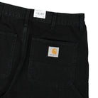 Carhartt WIP Double Knee Pant Black Aged Canvas Casual Pants Detail view 1 | Overkill