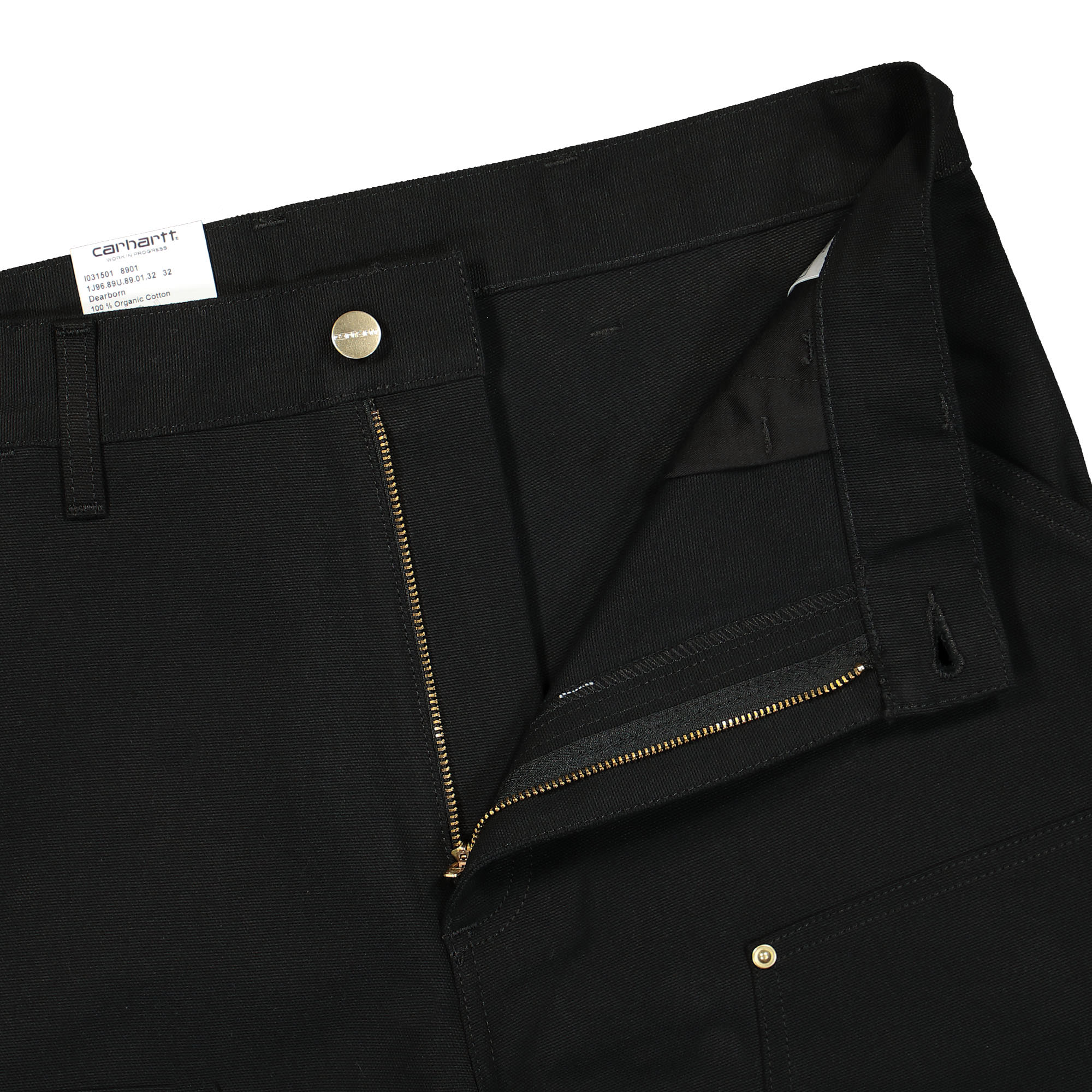Carhartt WIP Double Knee Pant I031501.89.01.32 / Black Rigid
