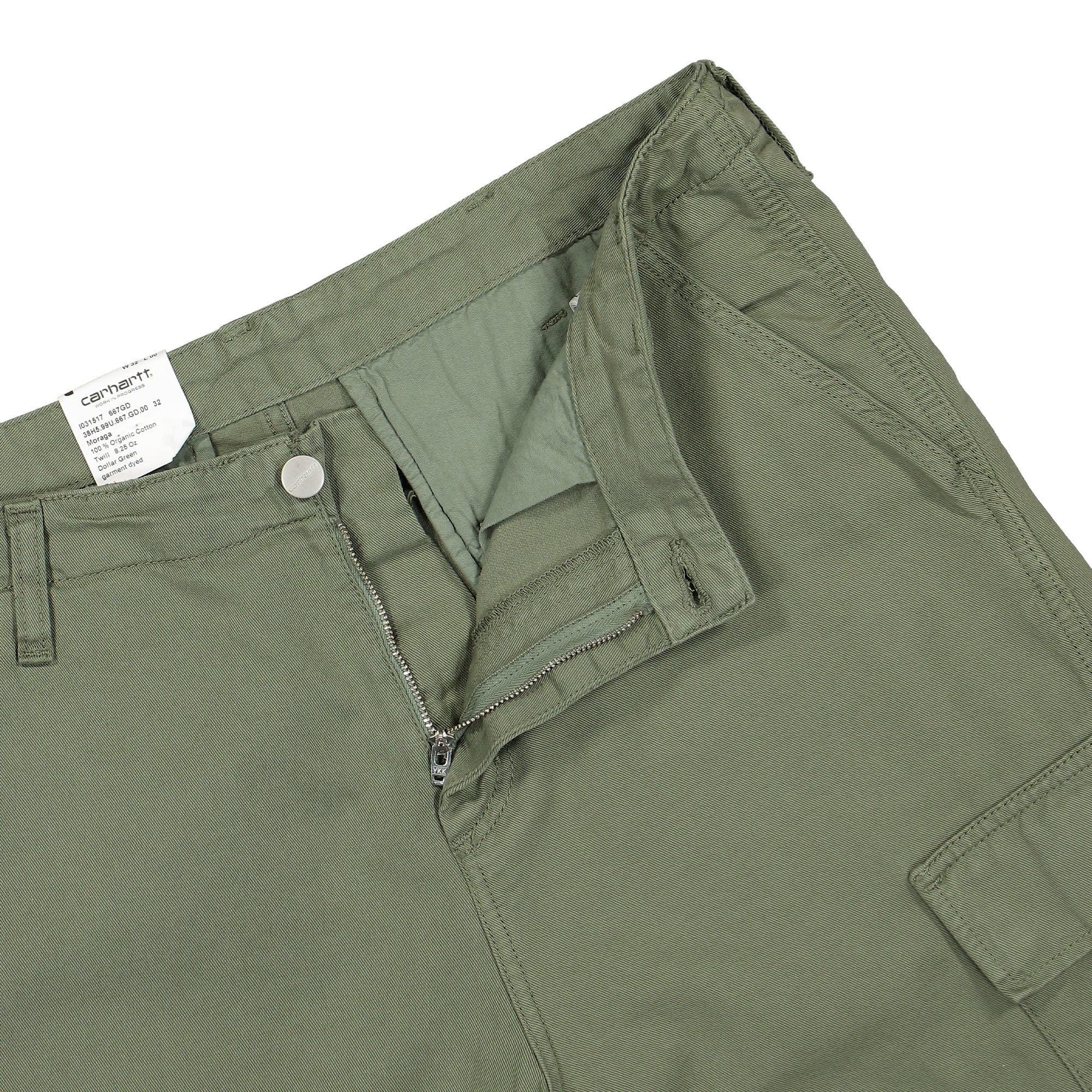 Carhartt WIP Regular Cargo Short Dollar Green Shorts Detailfoto | Overkill