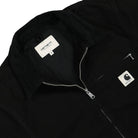 Carhartt WIP W OG Detroit Jacket Dearborn Black / Black Rinsed Jackets Close-up | Overkill