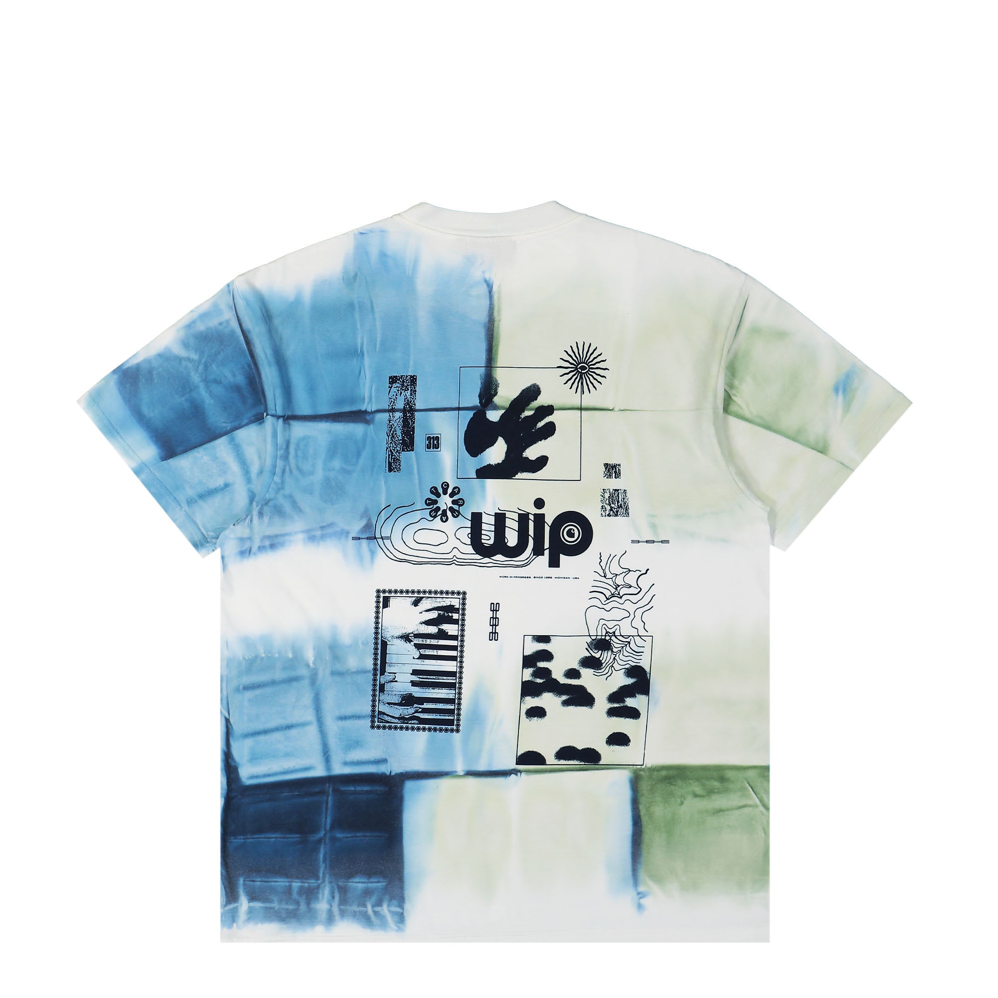 Carhartt WIP S/S Float T-Shirt Multicolor / Atom Blue T-Shirts Close-up | Overkill
