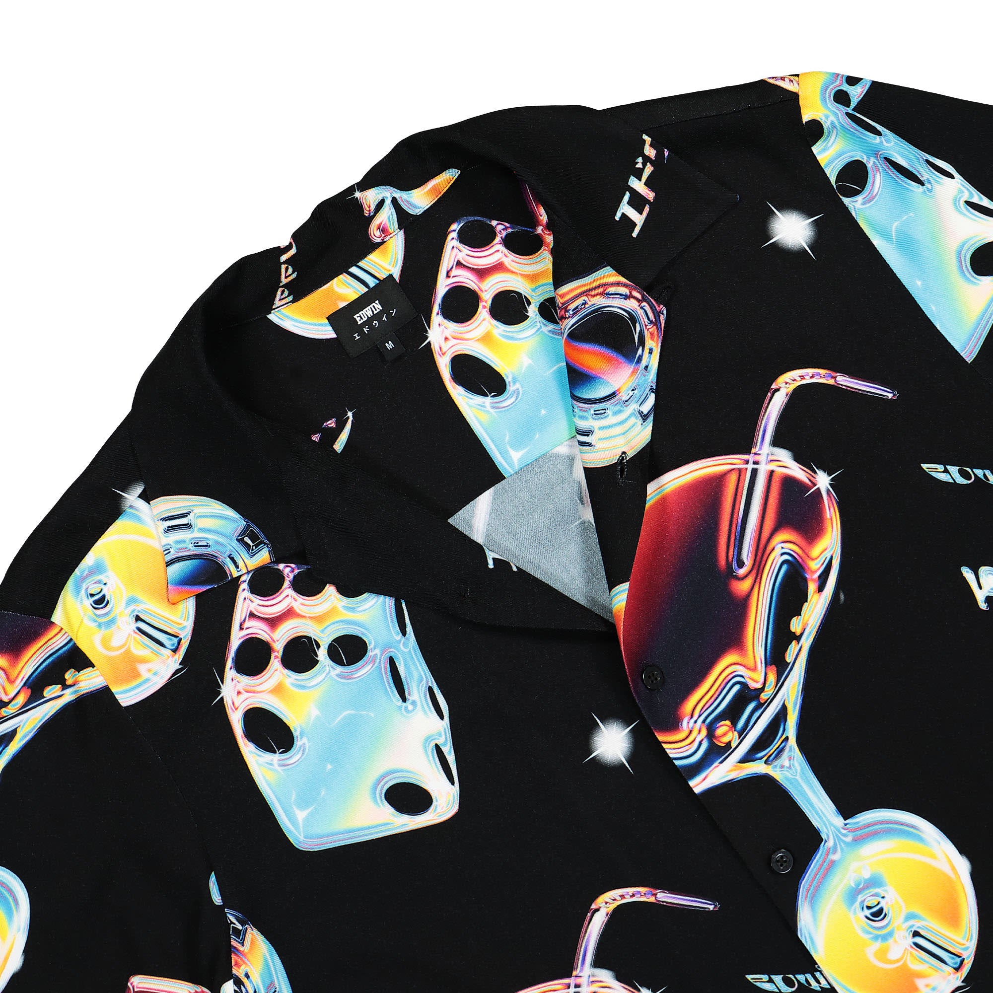 Edwin Saike SS Shirt Multicolor Shirts Close-up | Overkill