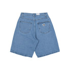 Carhartt W Brandon Short Blue Stone Bleached Shorts I031919.01.12.03 Close-up | Overkill
