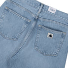 Carhartt WIP W Noxon Pant Blue Heavy Worn Bleach Jeans I031920.01.WU.00 Detail View 2 | Overkill
