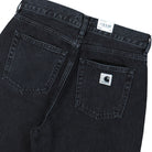 Carhartt WIP W Noxon Pant Black Stone Washed Jeans I031920.89.06.00 Detail View 2 | Overkill
