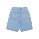 Carhartt Brandon Short Blue Heavy Stone Bleached Shorts I031921.01.A3.03 Close-up | Overkill
