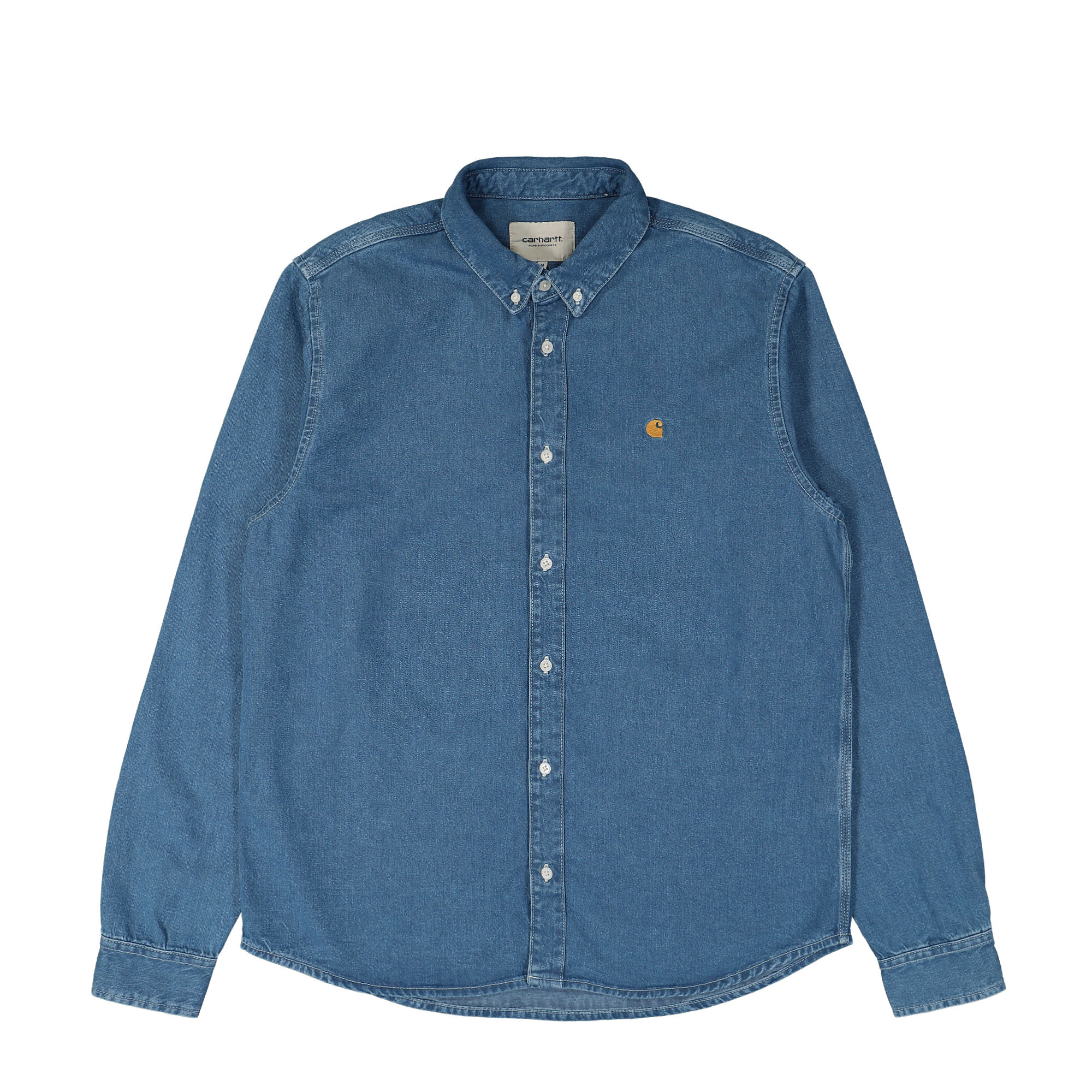 Carhartt WIP L/S Weldon Shirt Blue Shirts I031928.01.60.03 | Overkill