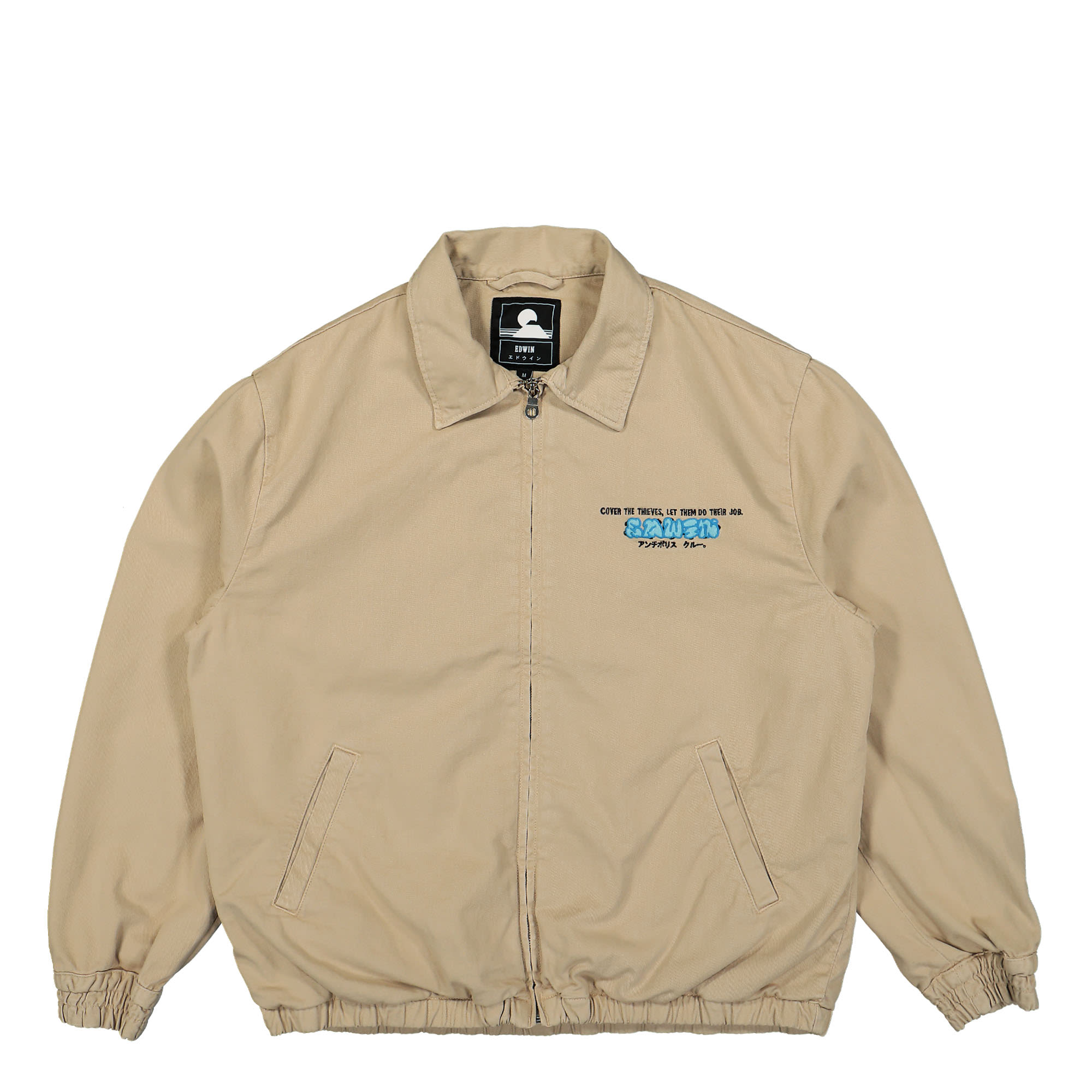 Edwin Volume Zip Jacket Lined White Pepper Jackets I031958.1MZ.GD.03 | Overkill