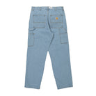 Carhartt WIP Single Knee Pant Smith Blue Heavy Stone Bleached Jeans Material | Overkill