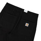 Carhartt WIP Single Knee Pant Black Rinsed Jeans Detail view 1 | Overkill