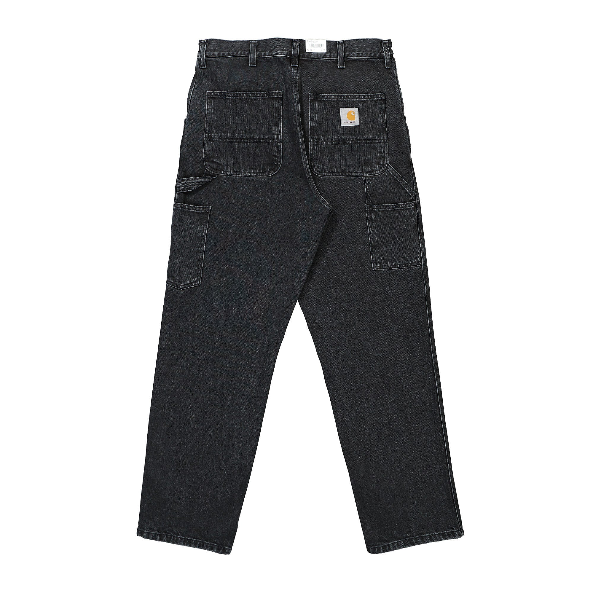 Carhartt WIP Single Knee Pant Smith Black Stone Washed Jeans Material | Overkill