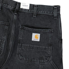 Carhartt WIP Single Knee Pant Smith Black Stone Washed Jeans Detail view 1 | Overkill