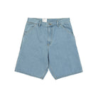 Carhartt WIP Single Knee Short Smith Blue Heavy Stone Bleached Shorts I032026.01.A3 | Overkill
