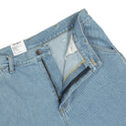 Carhartt WIP Single Knee Short Smith Blue Heavy Stone Bleached Shorts Detailfoto | Overkill