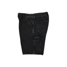 Carhartt WIP Single Knee Short Smith Black Stone Washed Shorts Close-up | Overkill