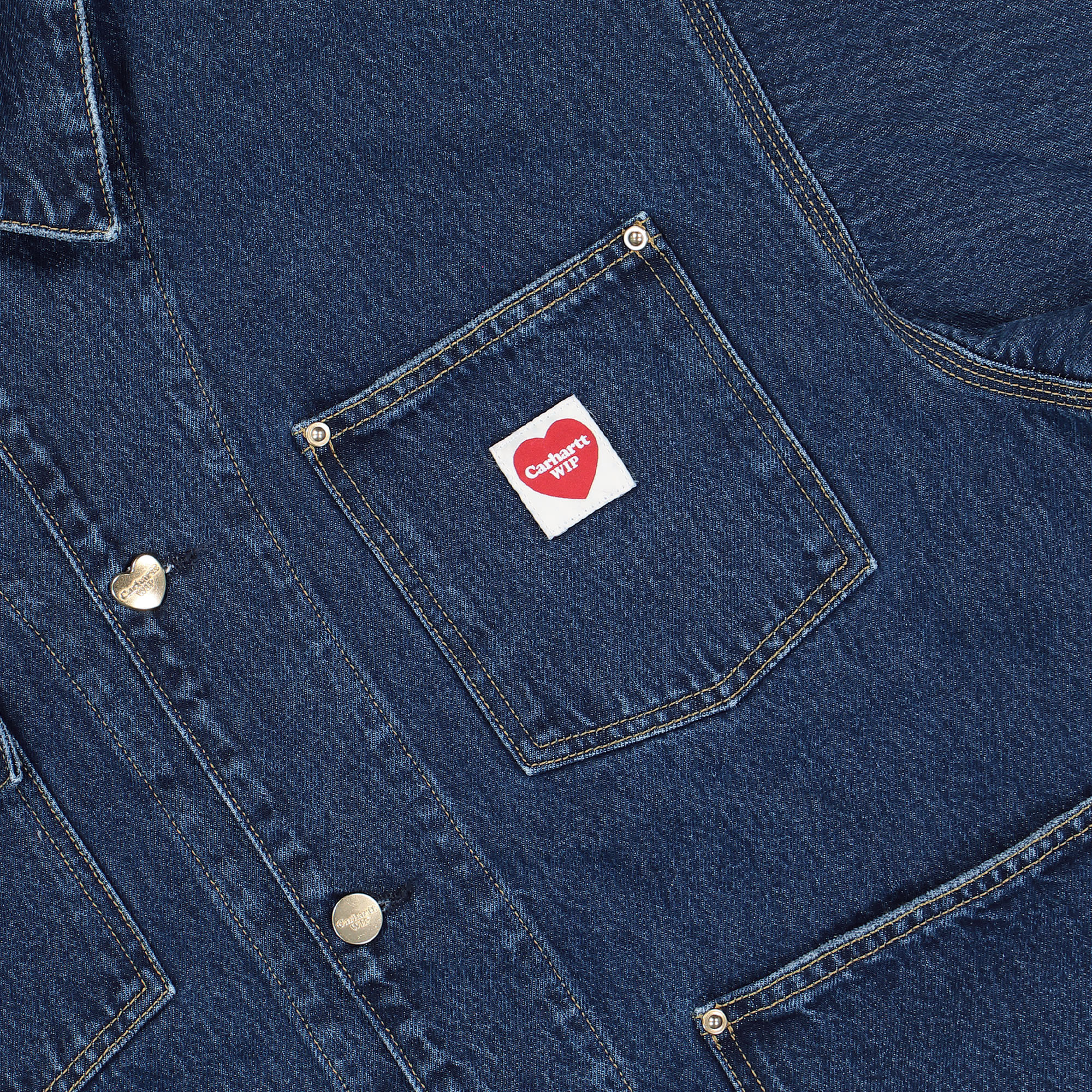 Carhartt WIP W Nash Jacket Blue Stone Washed Jackets Detail view 2 | Overkill