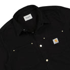 Carhartt WIP Derby Shirt Jacket Black Shirts Close-up | Overkill