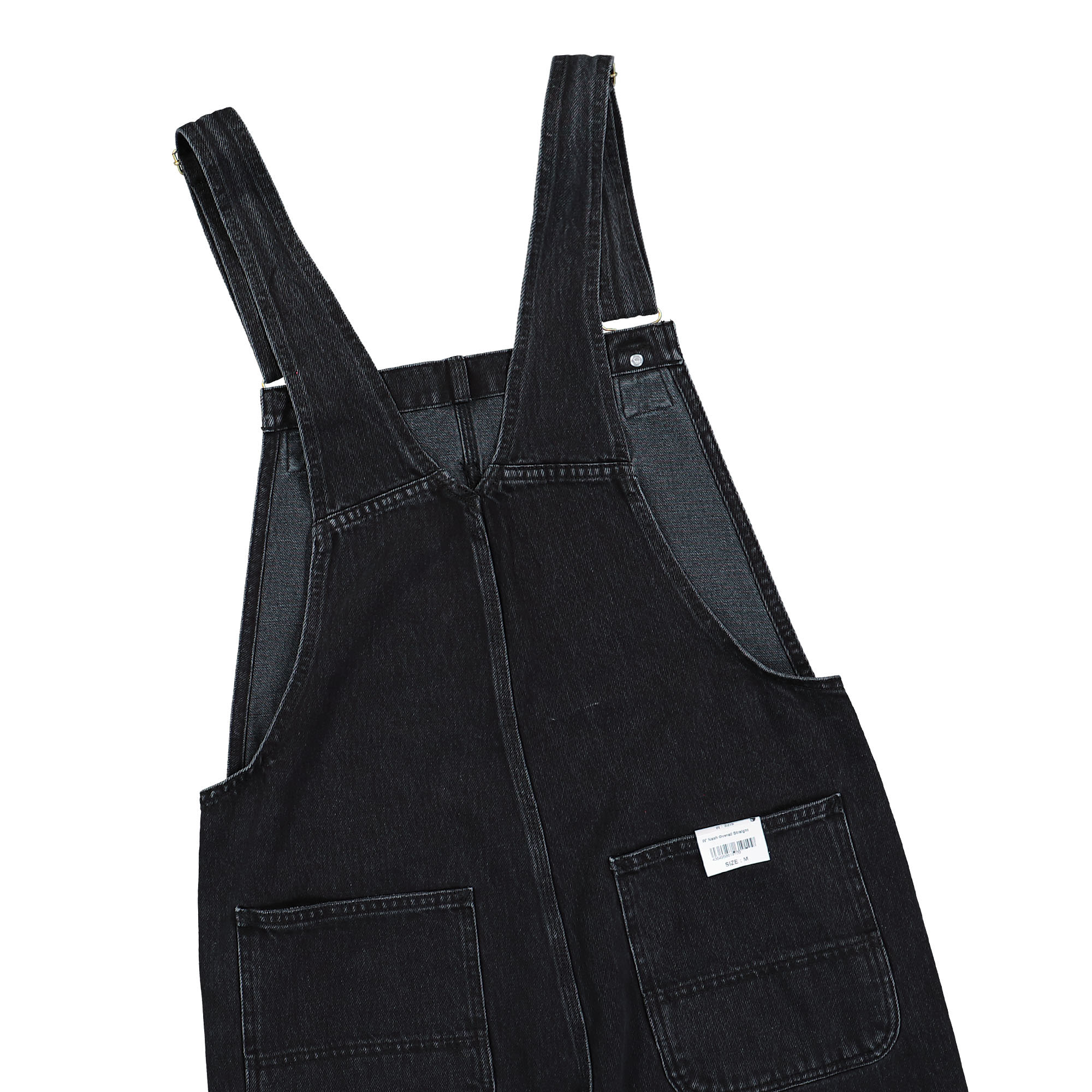 Carhartt WIP W Nash Overall Straight Black Stone Washed Overalls Detail view 2 | Overkill