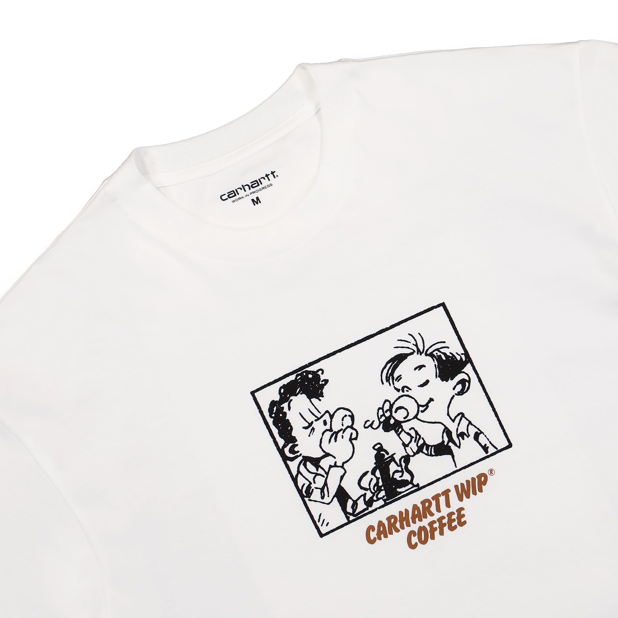 Carhartt WIP S/S Carhartt WIP Coffee T-Shirt White T-Shirts Material | Overkill