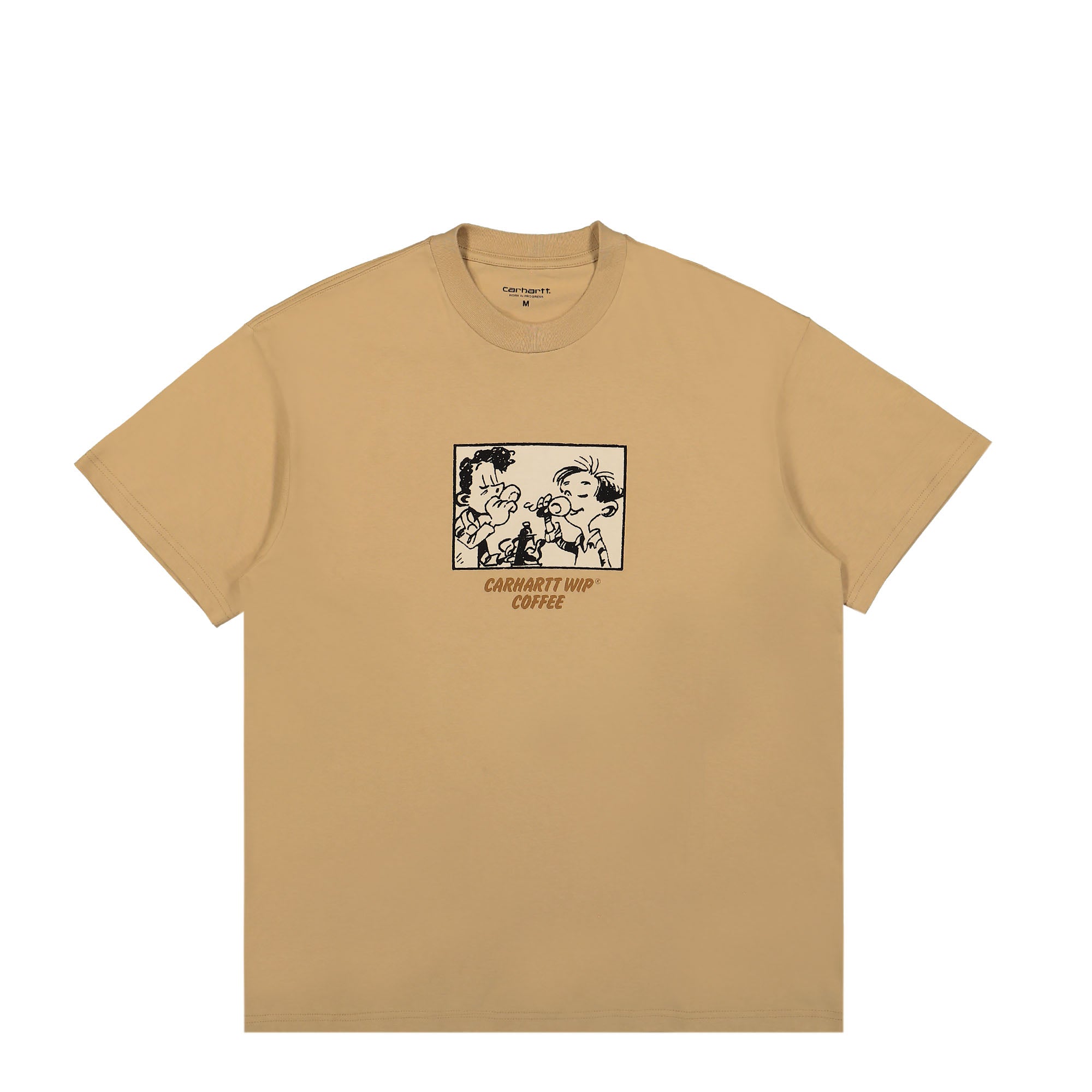 Carhartt WIP S/S Carhartt WIP Coffee T-Shirt Dusty H Brown T-Shirts I032119.07E.XX.03 | Overkill