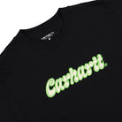 Carhartt WIP S/S Liquid Script T-Shirt Black T-Shirts Close-up | Overkill