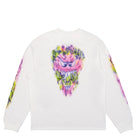 Carhartt WIP W L/S Babybrush Grin T-Shirt White Longsleeves Close-up | Overkill