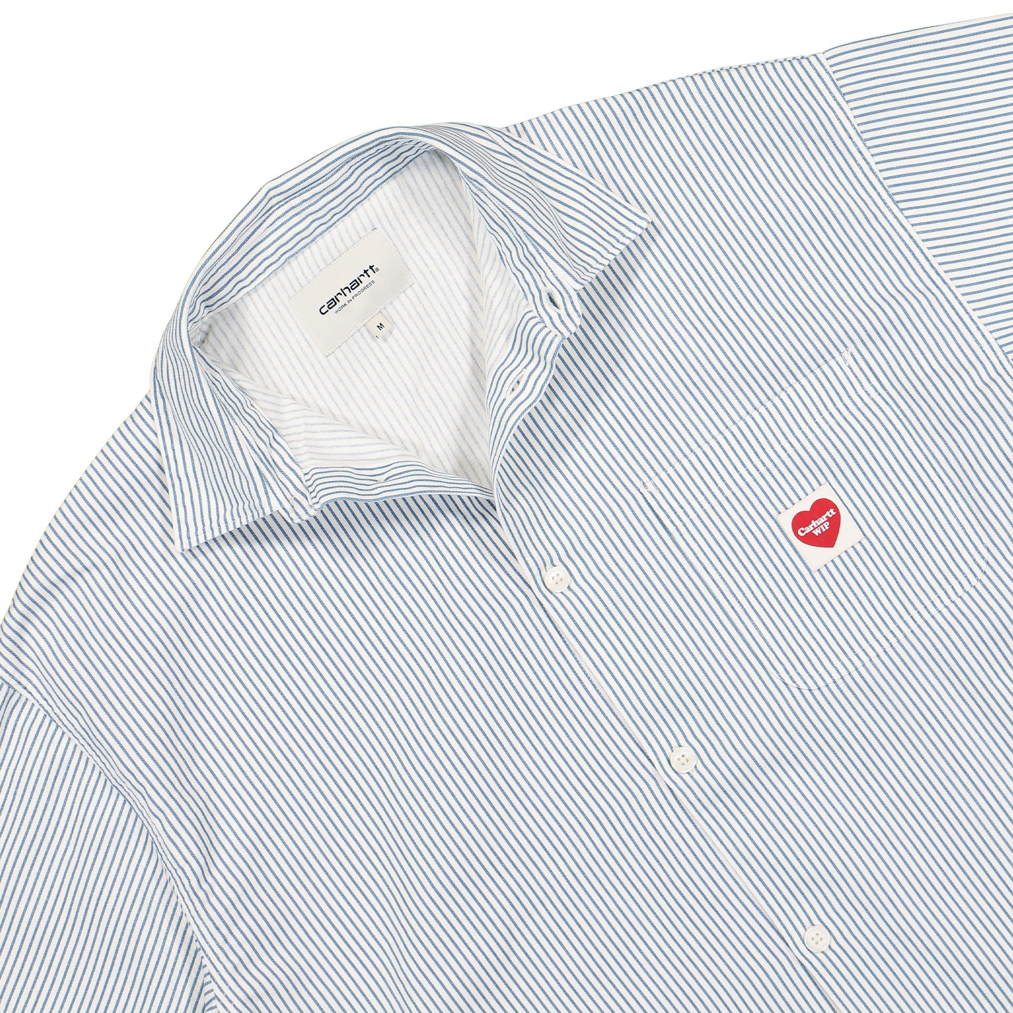 Carhartt WIP W L/S Terrell Shirt Terrell Stripe Wax / Bleach Longsleeves Detailfoto | Overkill