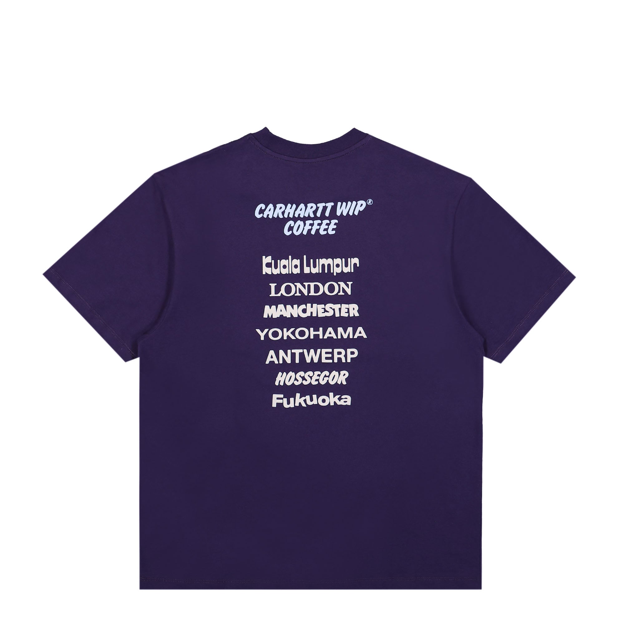 Carhartt WIP W S/S Carhartt WIP Coffee T-Shirt Cassis T-Shirts Close-up | Overkill