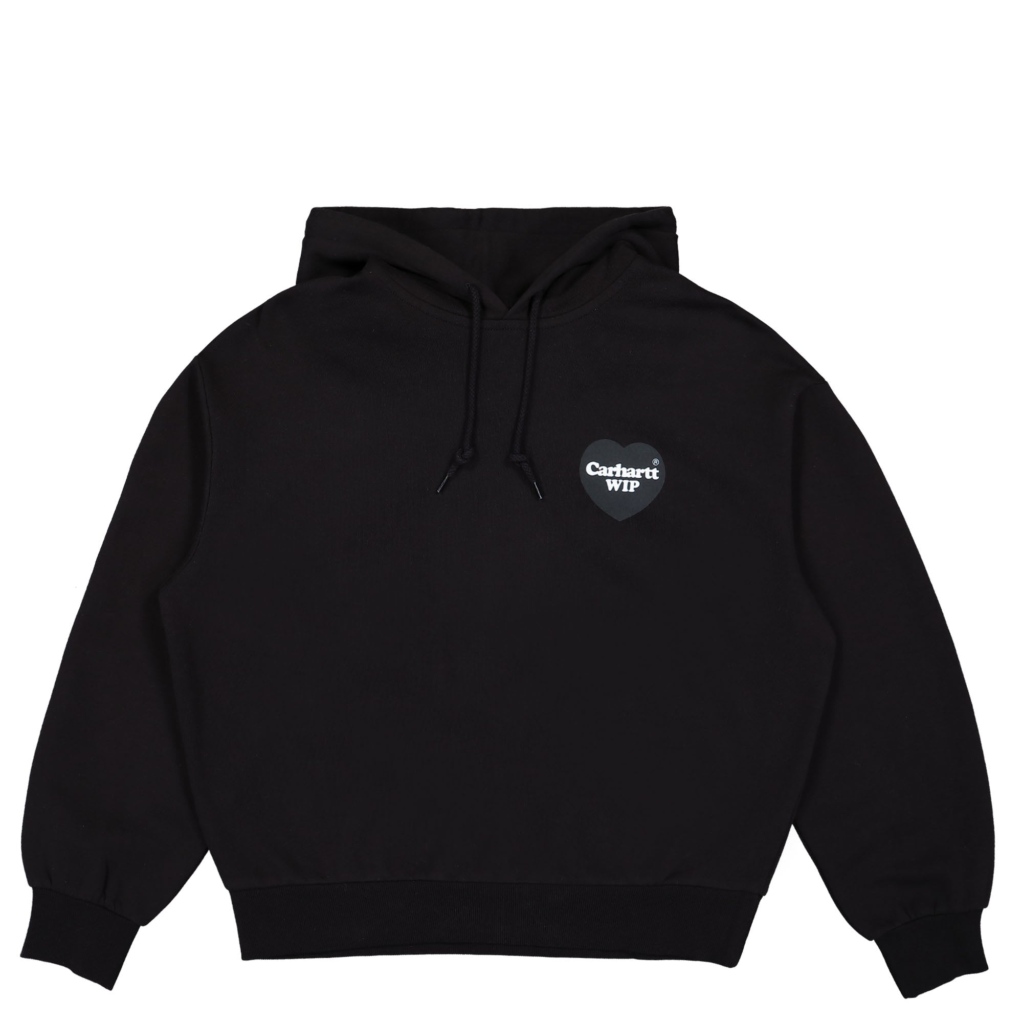 Carhartt WIP W Hooded Heart Sweat Black Hoodies I032166.89.XX.03 | Overkill