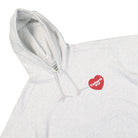 Carhartt WIP Hooded Heart Sweat Ash Heather Hoodies Material | Overkill