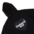 Carhartt WIP Hooded Heart Sweat Black Hoodies Detail view 1 | Overkill