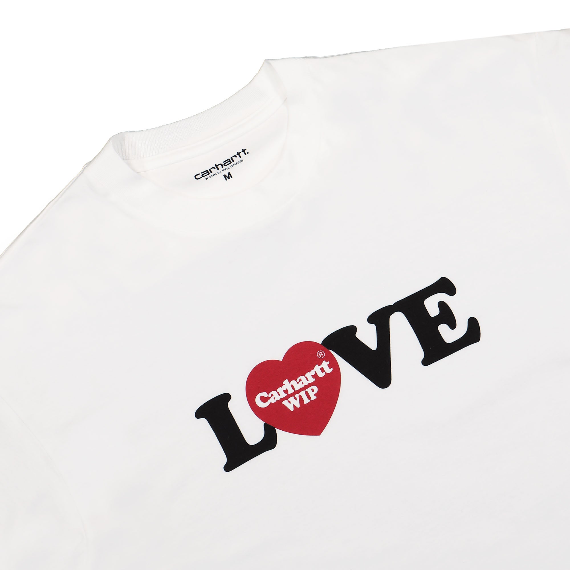 Carhartt WIP S/S Love T-Shirt White T-Shirts Close-up | Overkill