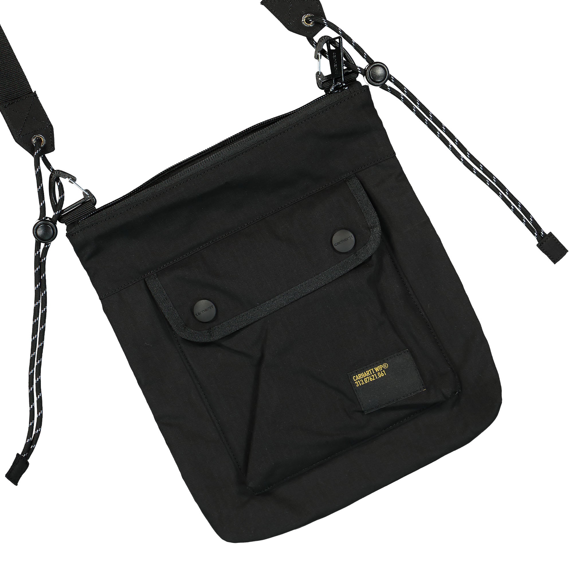 Carhartt WIP Haste Strap Bag Black Shoulder & Cross Body Bags  Material | Overkill