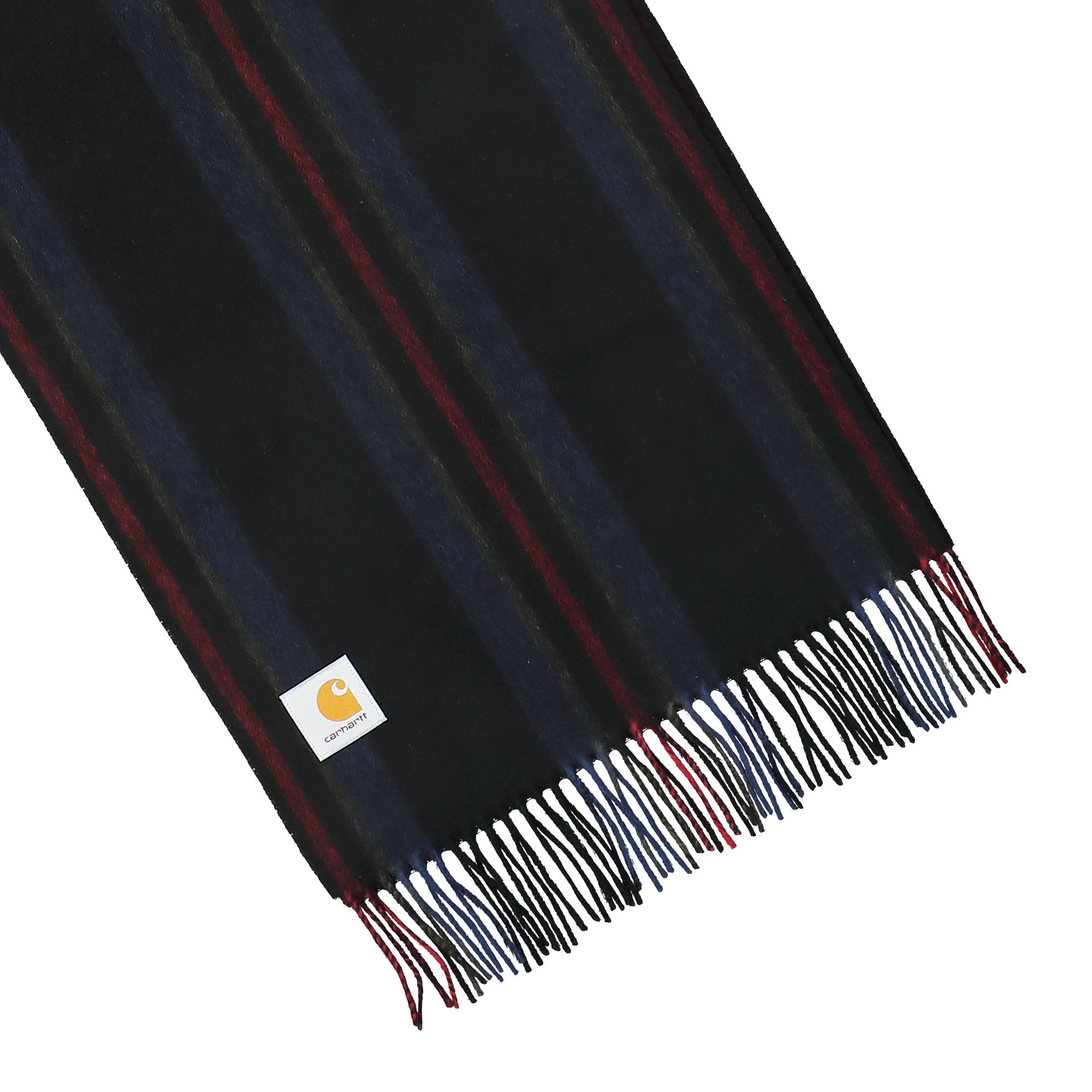 Carhartt WIP Oregon Scarf Black Scarves Close-up | Overkill