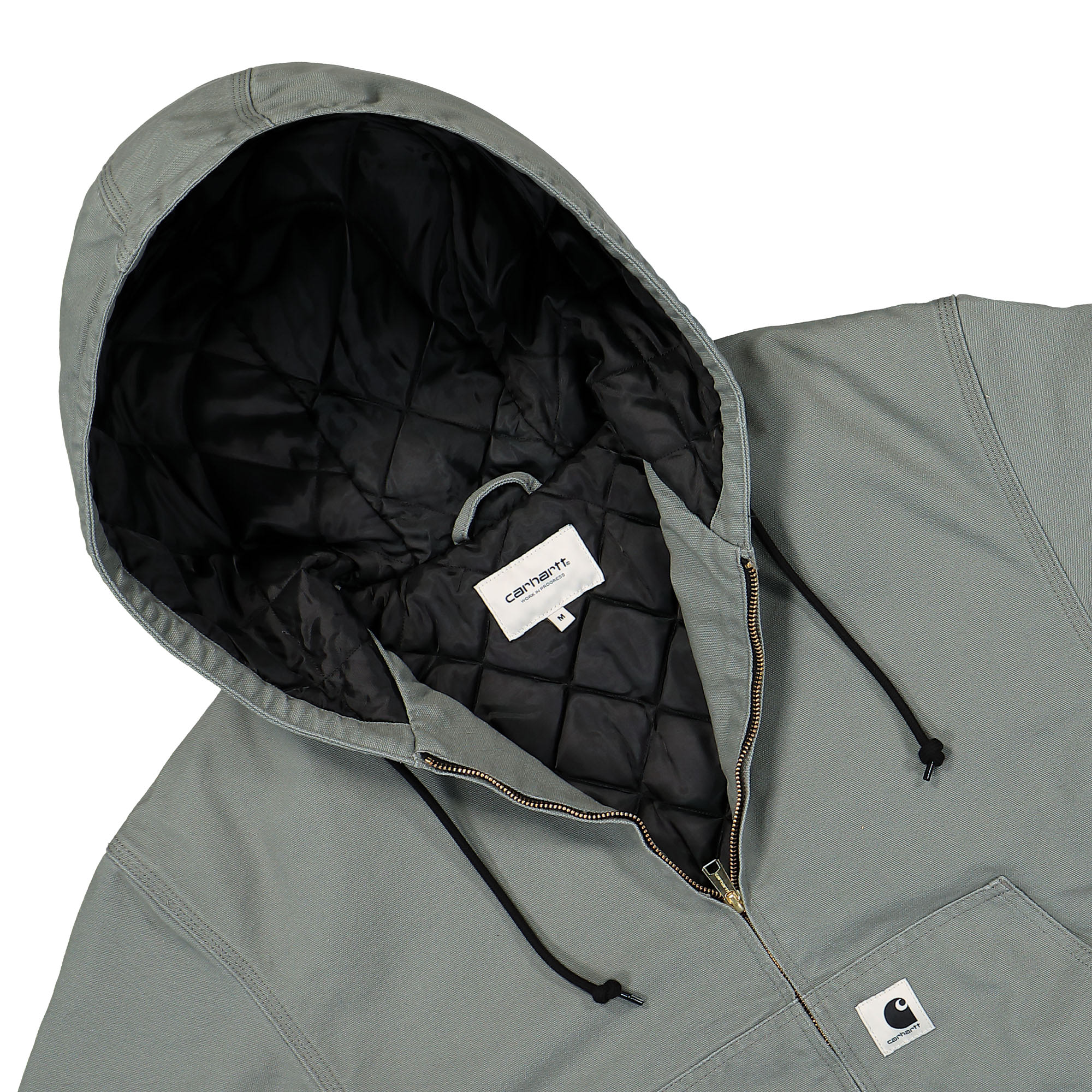 Carhartt WIP W OG Active Jacket Smoke Green Jackets Close-up | Overkill
