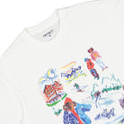 Carhartt WIP S/S Ollie Mac Chalet T-Shirt White T-Shirts Close-up | Overkill