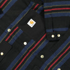 Carhartt WIP Oregon Jacket Starco Stripe, Black Jackets Detailfoto | Overkill