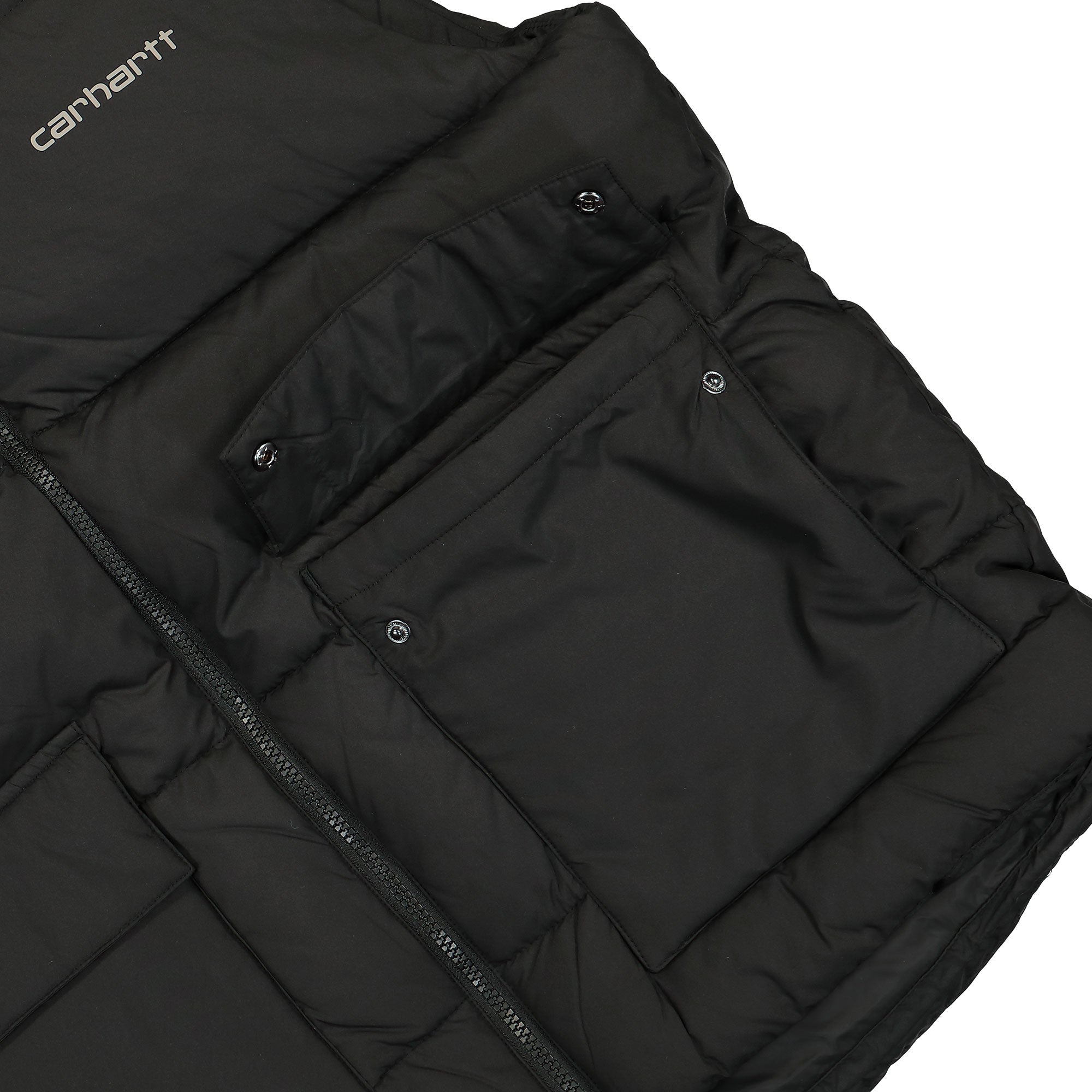 Carhartt WIP Springfield Vest Black / Blacksmith Vests Detailfoto | Overkill