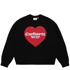 Carhartt WIP W Heart Sweater Black Sweatshirts I032290.89.XX.03 | Overkill