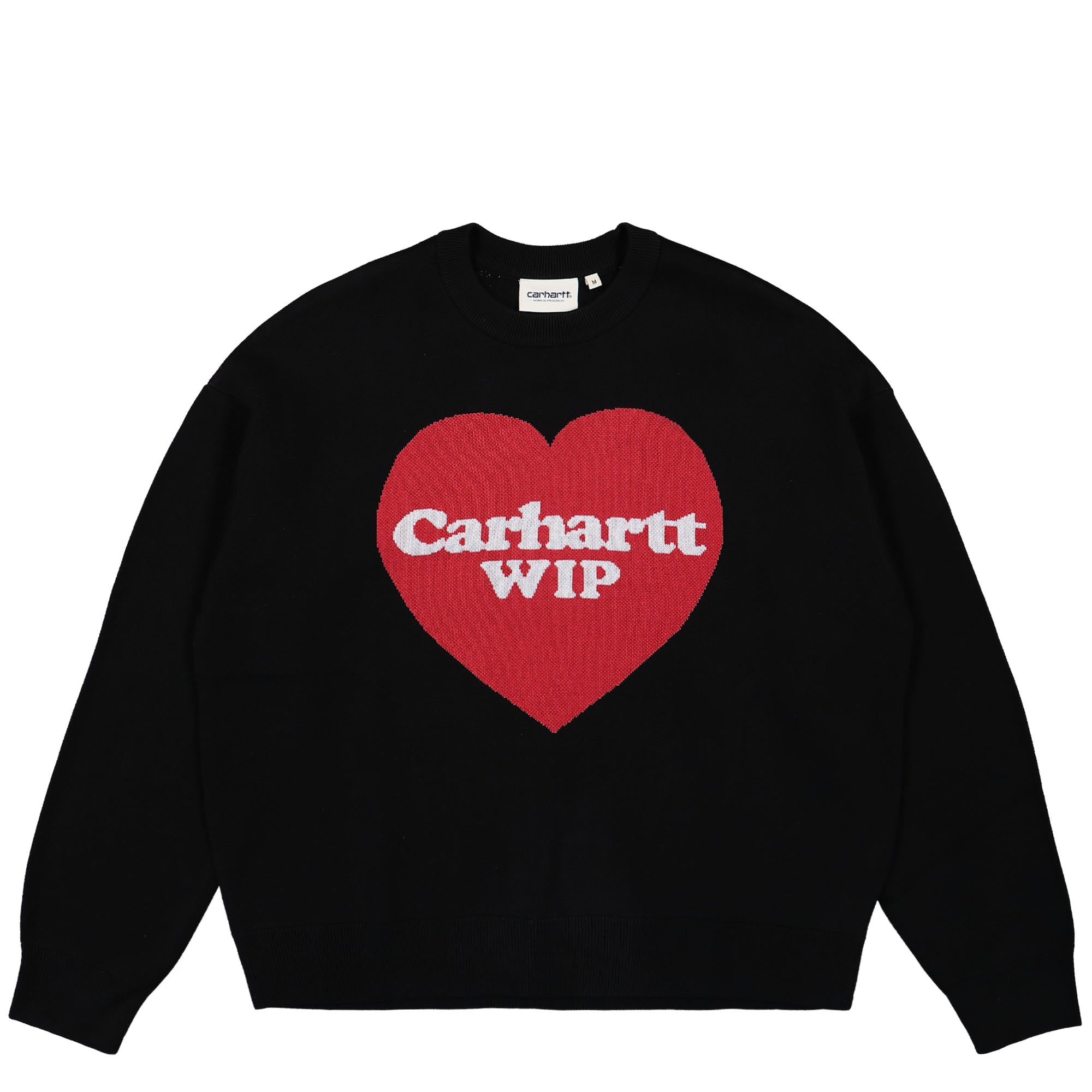 Carhartt WIP W Heart Sweater Black Sweatshirts I032290.89.XX.03 | Overkill