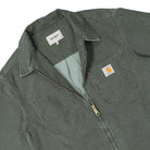 Carhartt WIP Garen Shirt Jacket Plant, Glassy Teal Jackets Close-up | Overkill