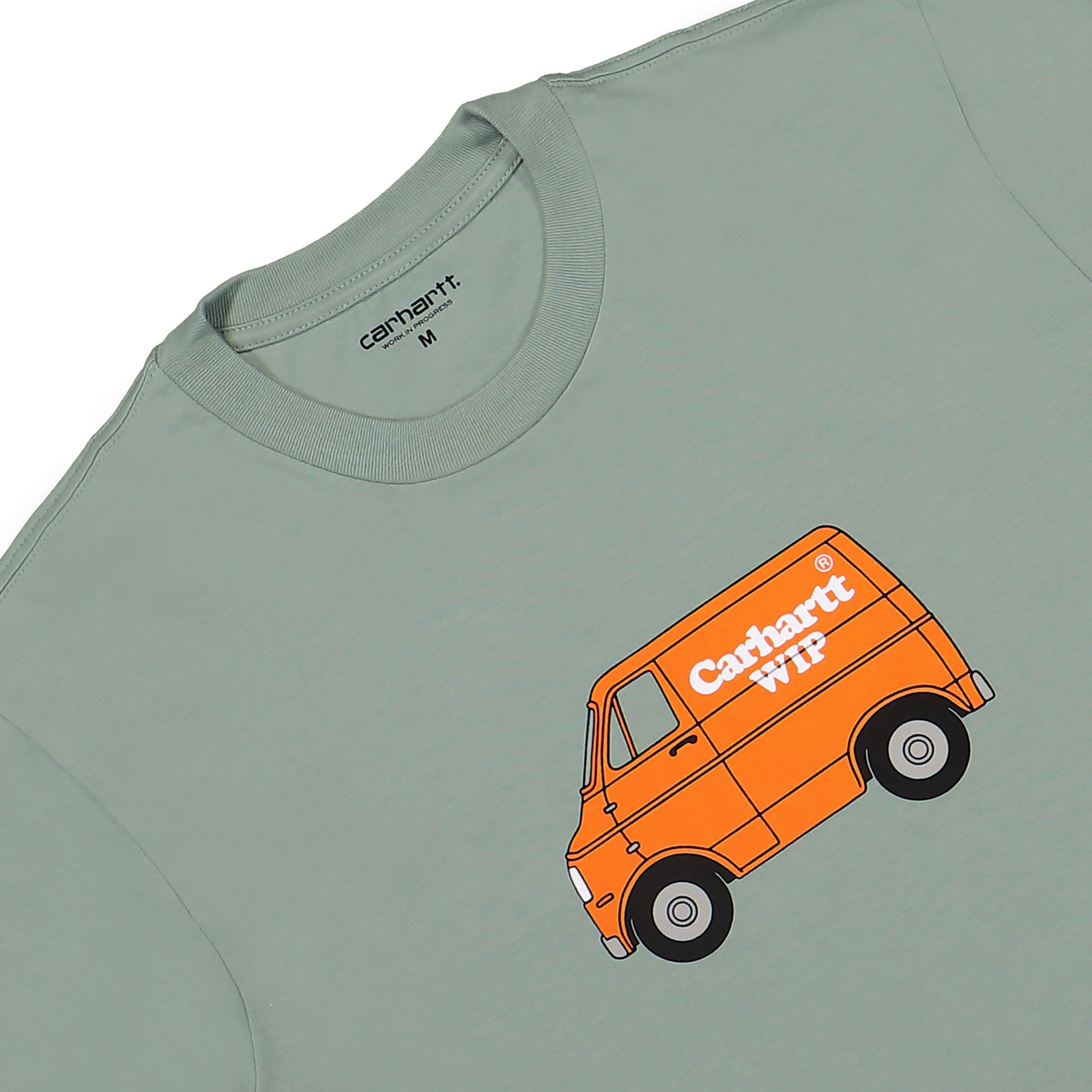 Carhartt WIP S/S Mystery Machine T-Shirt Glassy Teal T-Shirts Close-up | Overkill