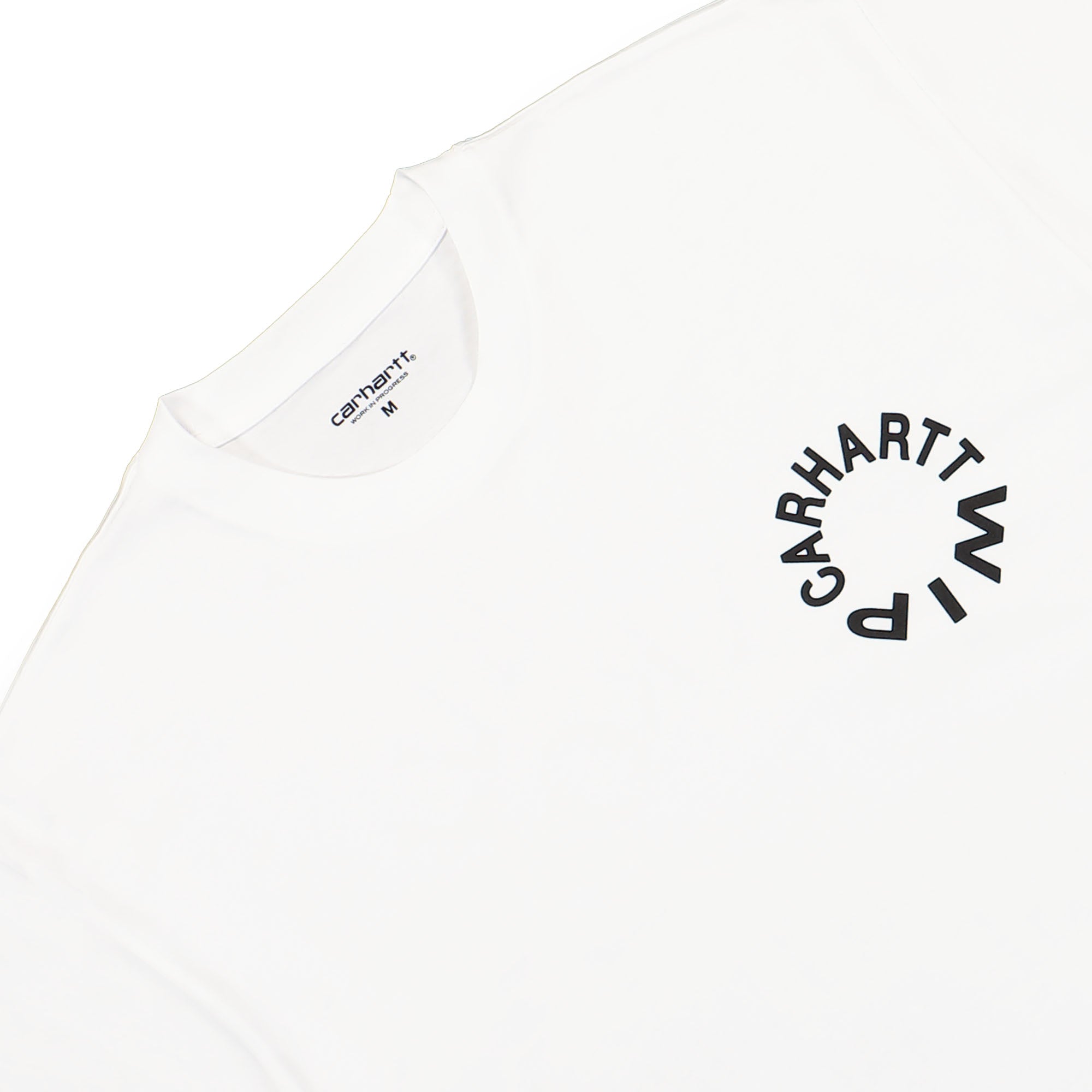 Carhartt WIP S/S Work Varsity T-Shirt White / Black T-Shirts Material | Overkill