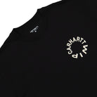 Carhartt WIP S/S Work Varsity T-Shirt Black / Wax T-Shirts Material | Overkill